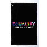 Equality Hurts No One LGBT Black Disabled  Right Kind Golf Towel