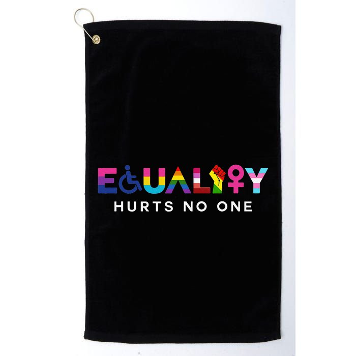 Equality Hurts No One LGBT Black Disabled  Right Kind Golf Towel
