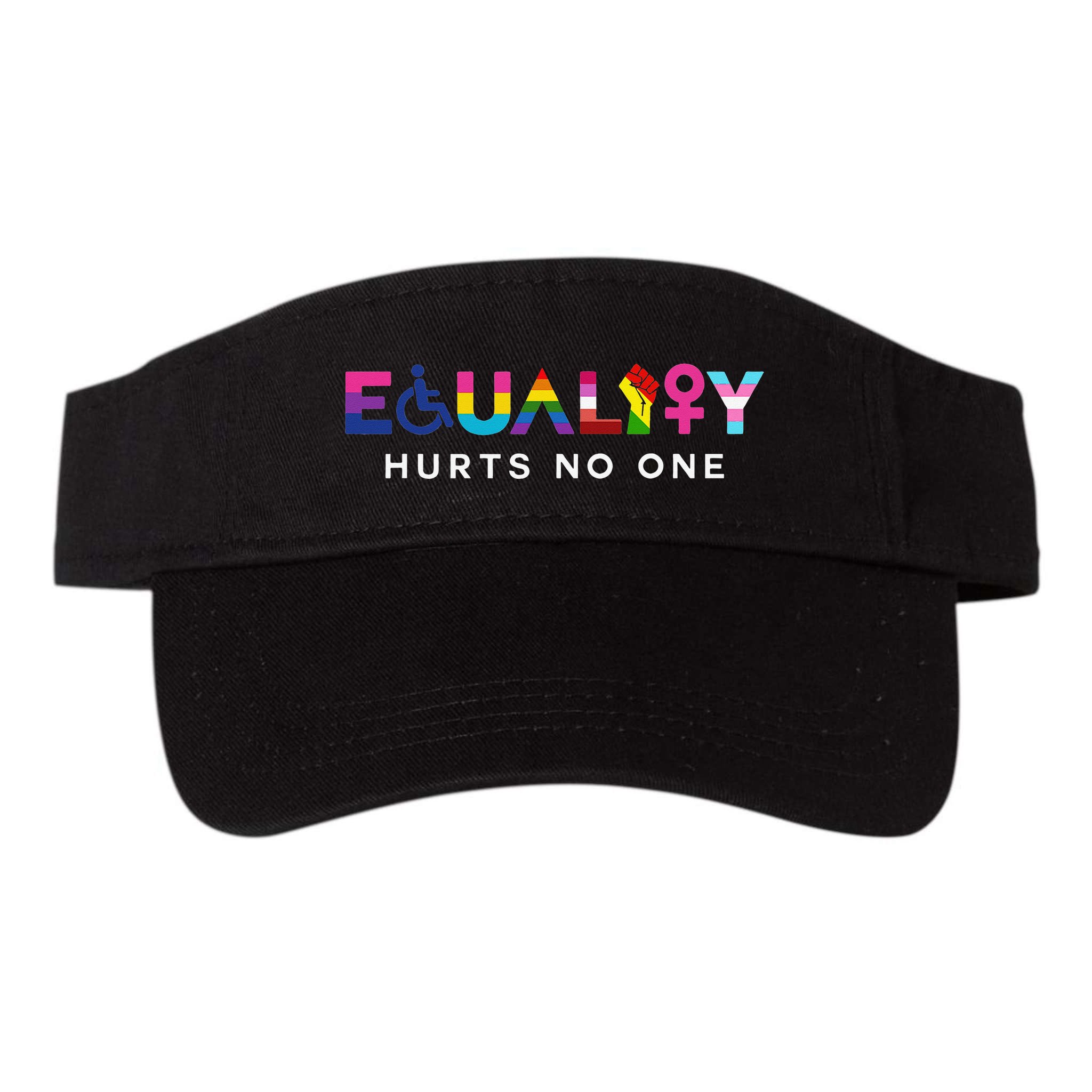 Equality Hurts No One LGBT Black Disabled  Right Kind Visor