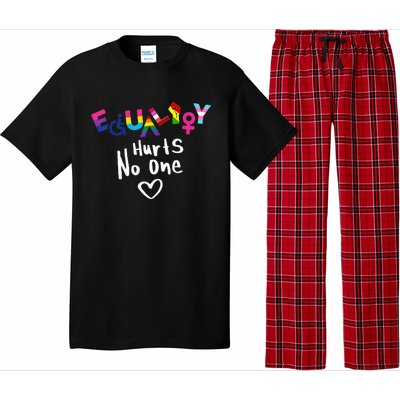 Equality Hurts No One LGBT Black Disabled  Rights Pajama Set