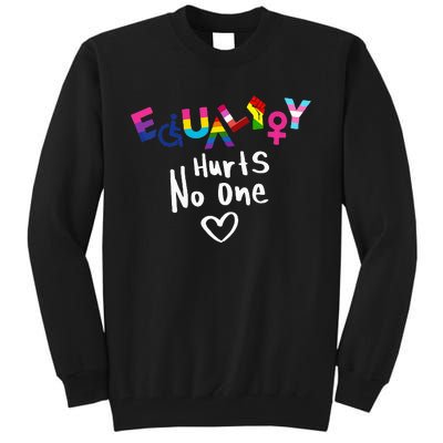 Equality Hurts No One LGBT Black Disabled  Rights Tall Sweatshirt