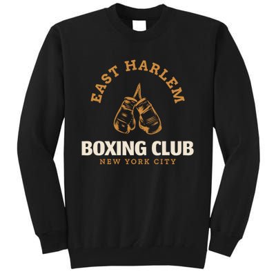 East Harlem New York City Boxing Club Boxing Gift Tall Sweatshirt