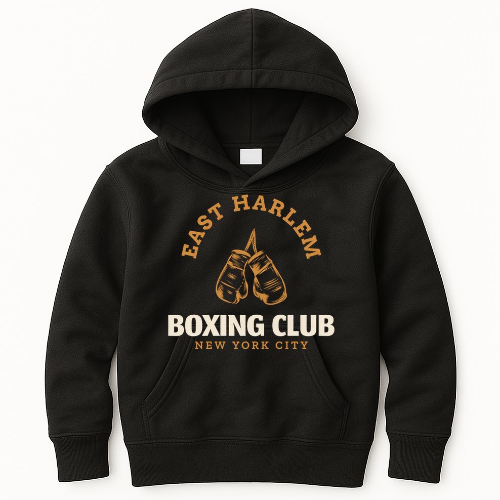 East Harlem New York City Boxing Club Boxing Gift Kids Hoodie