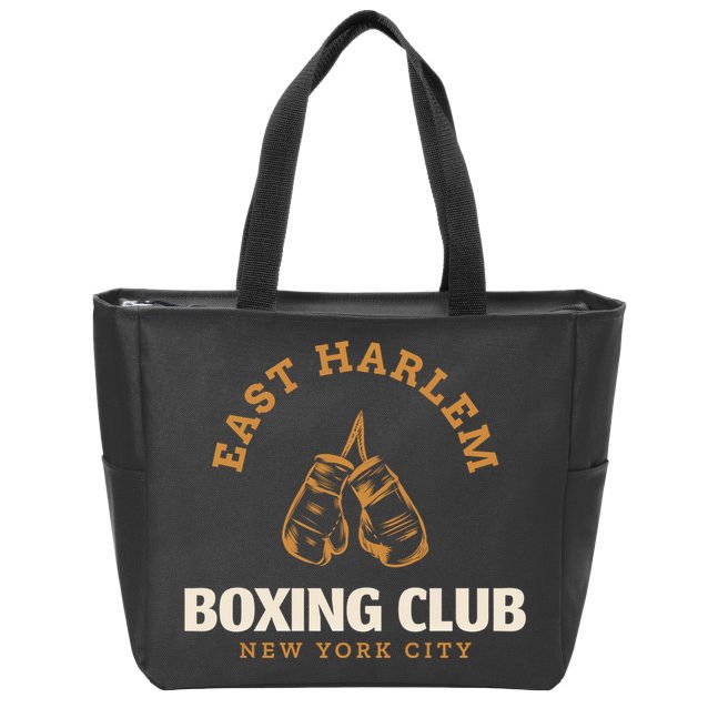 East Harlem New York City Boxing Club Boxing Gift Zip Tote Bag