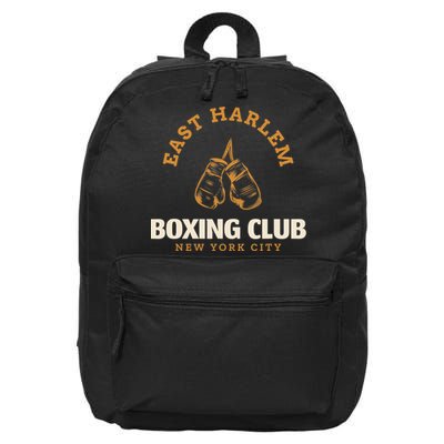 East Harlem New York City Boxing Club Boxing 16 in Basic Backpack