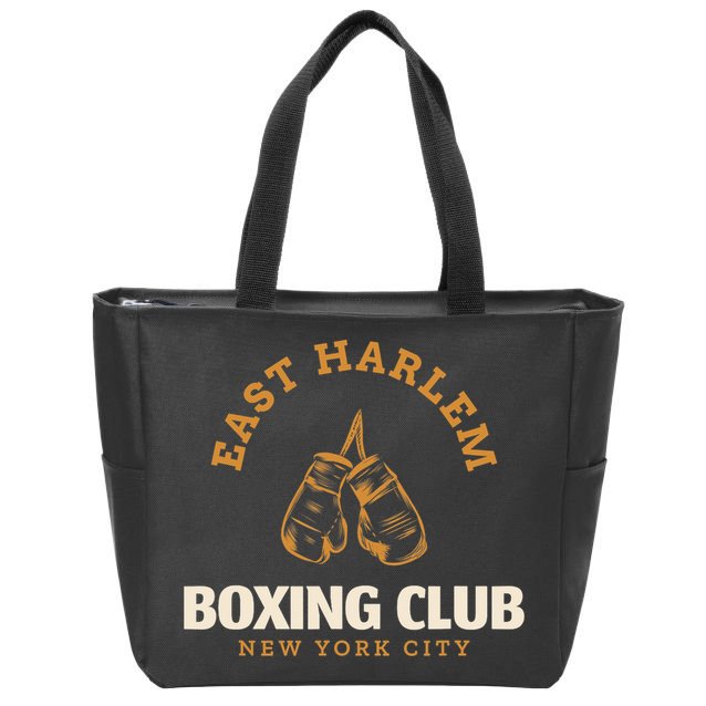 East Harlem New York City Boxing Club Boxing Zip Tote Bag