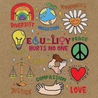 Equality Hurts No One Human Rights Cotton Canvas Backpack