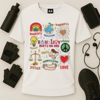 Equality Hurts No One Human Rights Cooling Performance Crew T-Shirt