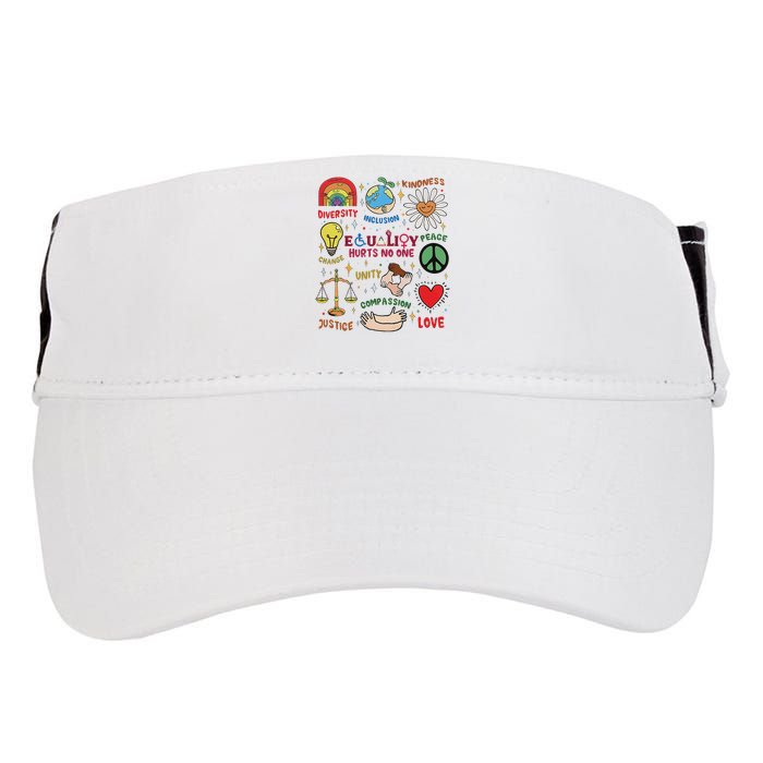 Equality Hurts No One Human Rights Adult Drive Performance Visor