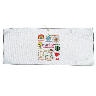 Equality Hurts No One Human Rights Large Microfiber Waffle Golf Towel