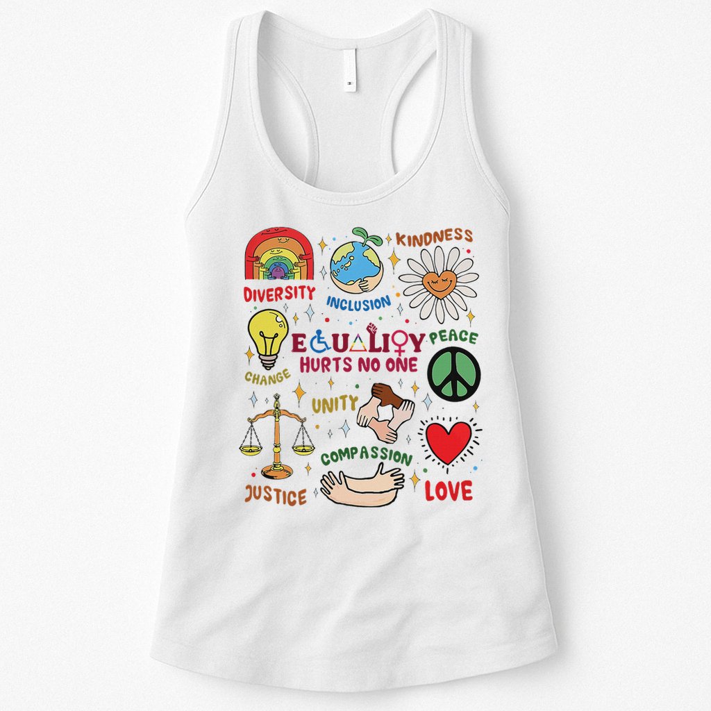 Equality Hurts No One Human Rights Womens Tank Top