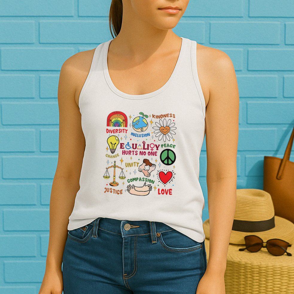 Equality Hurts No One Human Rights Womens Tank Top