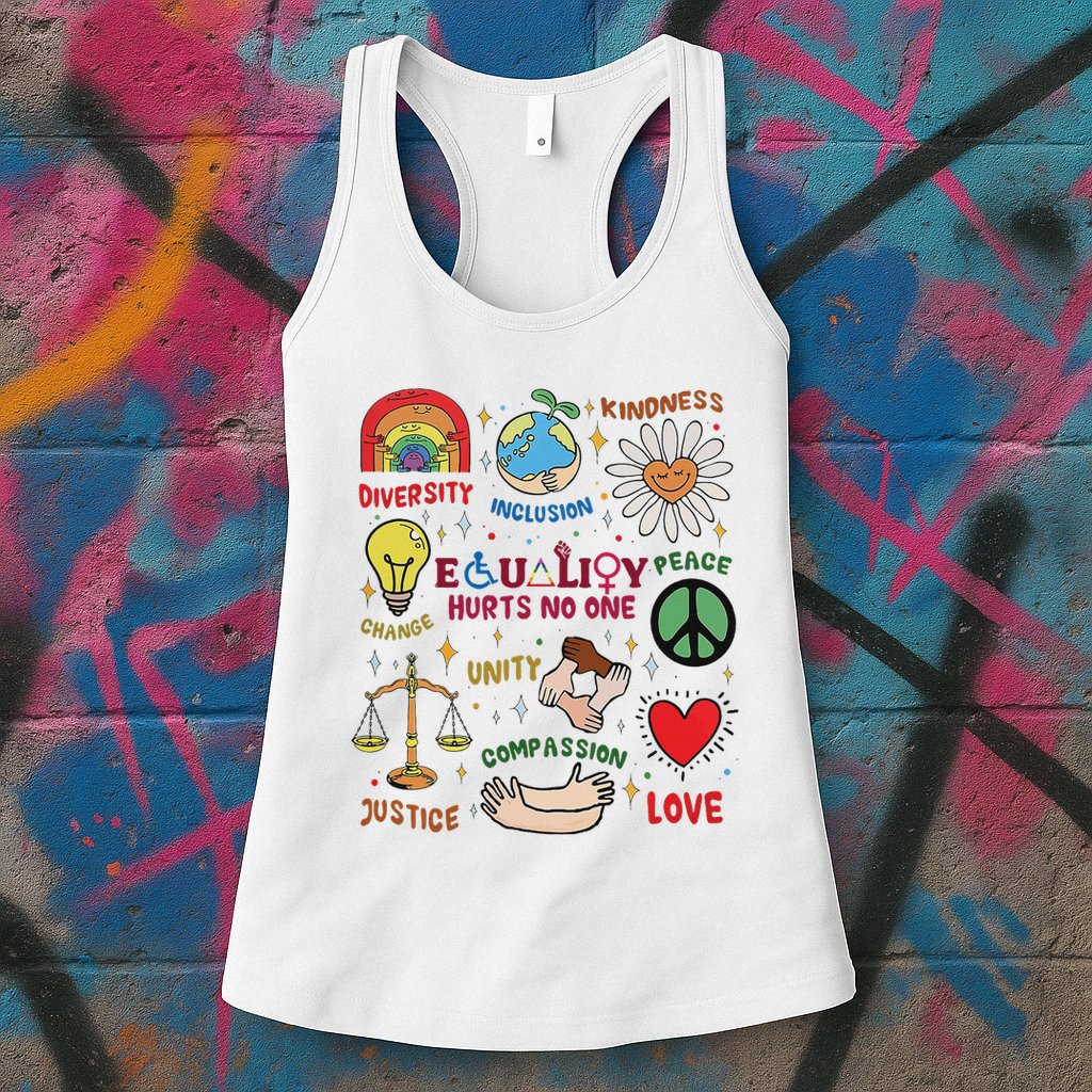 Equality Hurts No One Human Rights Womens Tank Top