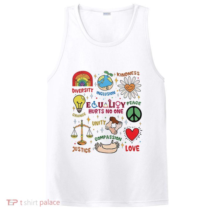 Equality Hurts No One Human Rights PosiCharge Competitor Tank