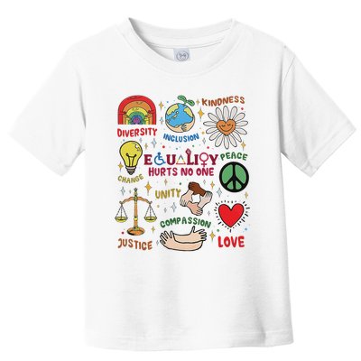 Equality Hurts No One Human Rights Toddler T-Shirt