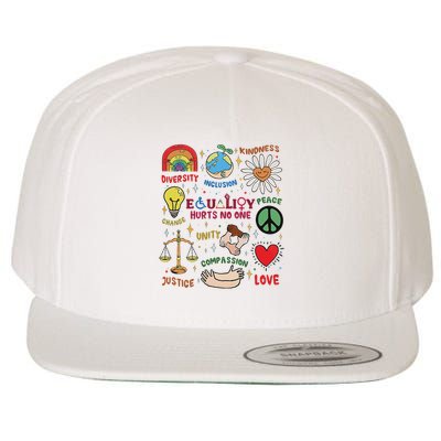Equality Hurts No One Human Rights Wool Snapback Cap