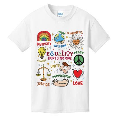 Equality Hurts No One Human Rights Kids T-Shirt