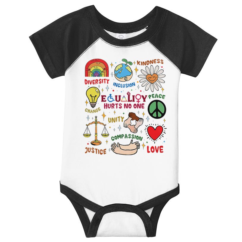 Equality Hurts No One Human Rights Infant Baby Jersey Bodysuit