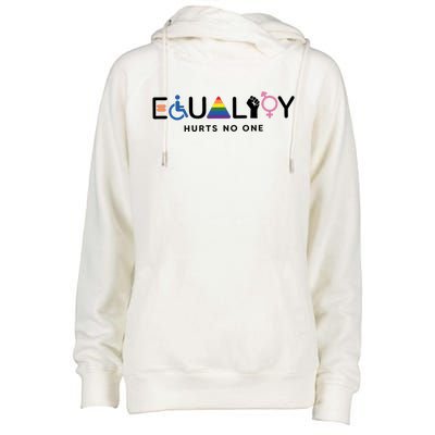 Equality Hurts No One Equal Rights Lgbtq Womens Funnel Neck Pullover Hood