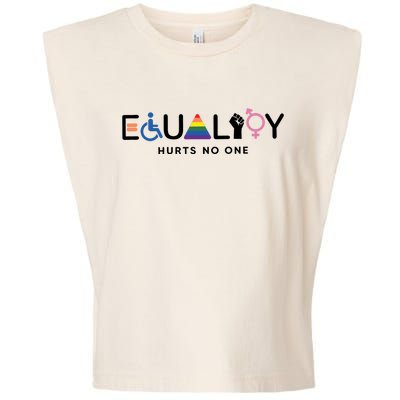 Equality Hurts No One Equal Rights Lgbtq Garment-Dyed Women's Muscle Tee