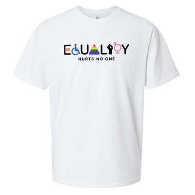 Equality Hurts No One Equal Rights Lgbtq Sueded Cloud Jersey T-Shirt