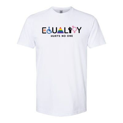 Equality Hurts No One Equal Rights Lgbtq Softstyle CVC T-Shirt