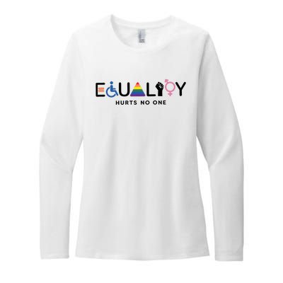 Equality Hurts No One Equal Rights Lgbtq Womens CVC Long Sleeve Shirt