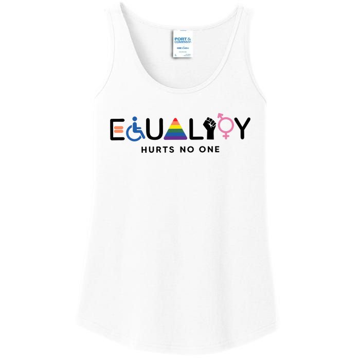 Equality Hurts No One Equal Rights Lgbtq Ladies Essential Tank