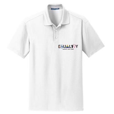 Equality Hurts No One Equal Rights Lgbtq Dry Zone Grid Polo