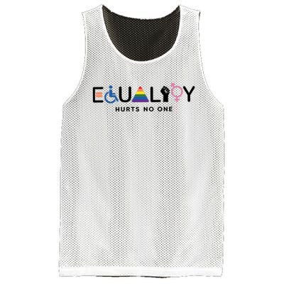 Equality Hurts No One Equal Rights Lgbtq Mesh Reversible Basketball Jersey Tank