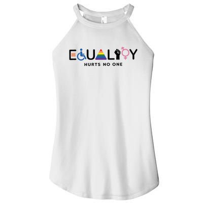 Equality Hurts No One Equal Rights Lgbtq Women's Perfect Tri Rocker Tank