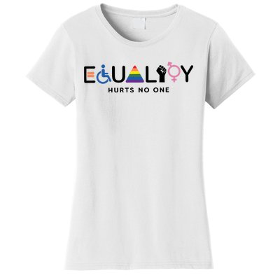 Equality Hurts No One Equal Rights Lgbtq Women's T-Shirt