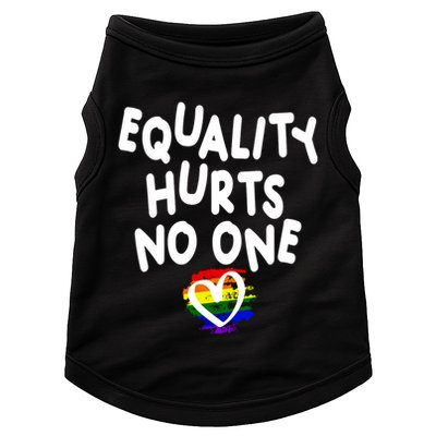 Equality Hurts No One Doggie Tank