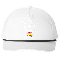 Equality Hurts No One Snapback Five-Panel Rope Hat