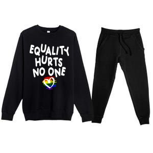 Equality Hurts No One Premium Crewneck Sweatsuit Set