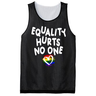 Equality Hurts No One Mesh Reversible Basketball Jersey Tank