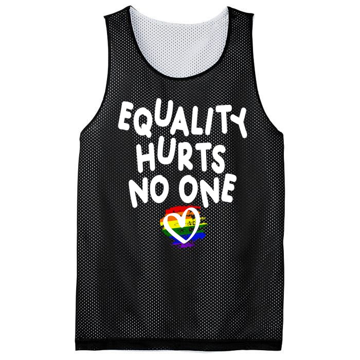 Equality Hurts No One Mesh Reversible Basketball Jersey Tank