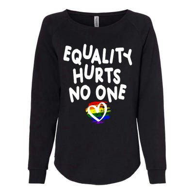 Equality Hurts No One Womens California Wash Sweatshirt