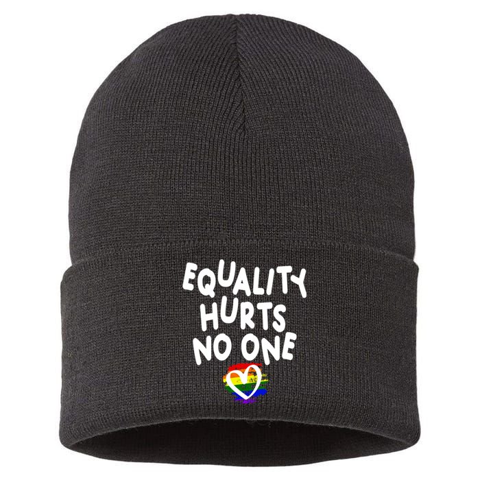 Equality Hurts No One Sustainable Knit Beanie