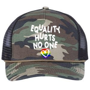 Equality Hurts No One Retro Rope Trucker Hat Cap