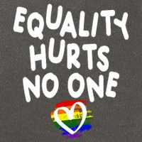 Equality Hurts No One Cotton Canvas Backpack