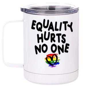 Equality Hurts No One 12 oz Stainless Steel Tumbler Cup