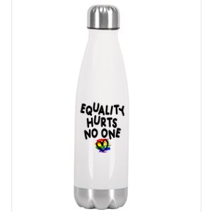 Equality Hurts No One Stainless Steel Insulated Water Bottle