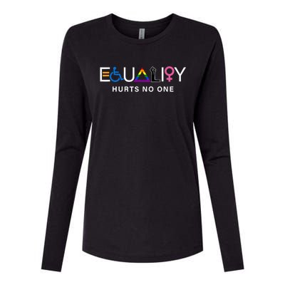 Equality Hurts No One Lgbtq Pride Human Rights Womens Cotton Relaxed Long Sleeve T-Shirt