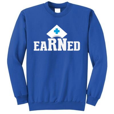 Earned Hospital Nurse Cna Medical Nursing Squad Rn Gift Sweatshirt