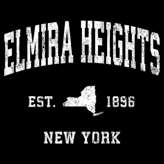 Elmira Heights New York Ny Vintage Athletic Baby Bodysuit