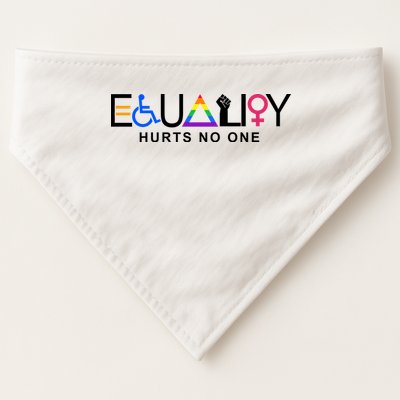 Equality Hurts No One LGBT USA-Made Doggie Bandana