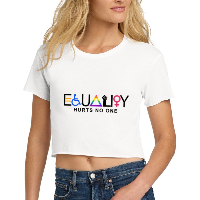 Equality Hurts No One LGBT Crop Top