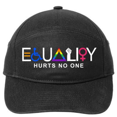 Equality Hurts No One LGBT Feminism BLM 7-Panel Snapback Hat