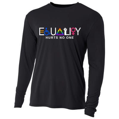 Equality Hurts No One LGBT Feminism BLM Cooling Performance Long Sleeve Crew